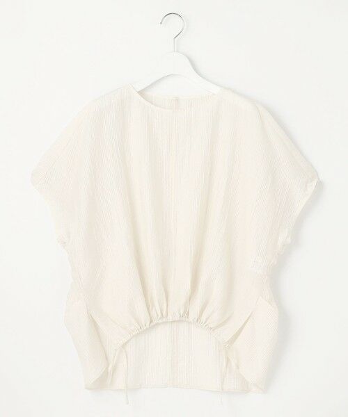 L size ONWARD(大きいサイズ) / エルサイズオンワード シャツ・ブラウス | 【SLOW/一部店舗限定】ナチュラルピケワッシャー ブラウス | 詳細1