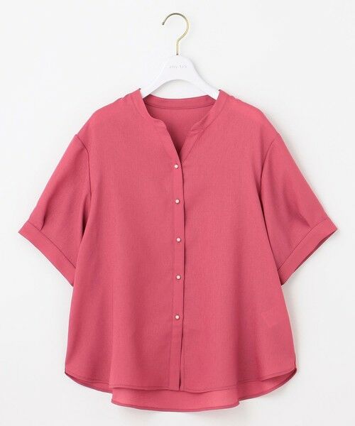 L size ONWARD(大きいサイズ) / エルサイズオンワード シャツ・ブラウス | 【接触冷感・UVカット・速乾】スムージーポリエステル 2WAY ブラウス | 詳細5