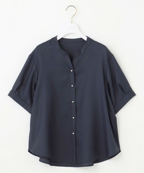 L size ONWARD(大きいサイズ) / エルサイズオンワード シャツ・ブラウス | 【接触冷感・UVカット・速乾】スムージーポリエステル 2WAY ブラウス | 詳細19