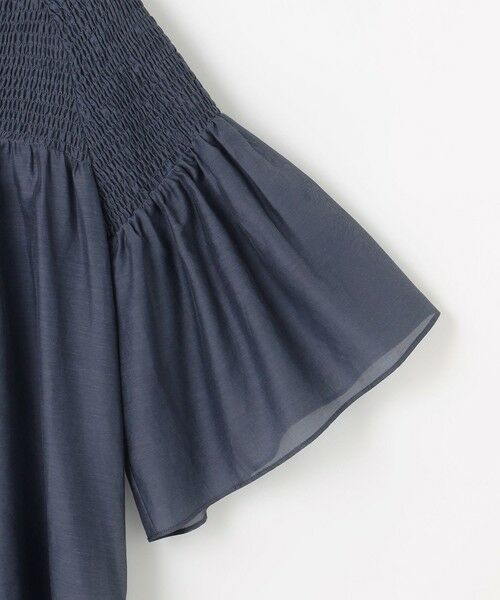 L size ONWARD(大きいサイズ) / エルサイズオンワード シャツ・ブラウス | 【洗える】シルクコットンローンスモッキング刺繍 ブラウス | 詳細9