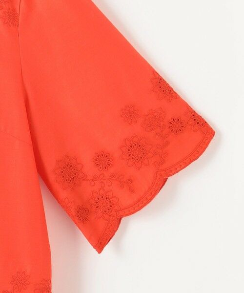 L size ONWARD(大きいサイズ) / エルサイズオンワード シャツ・ブラウス | 【カタログ掲載・接触冷感・洗える】エンブロイダリーローンシャツ ブラウス | 詳細9