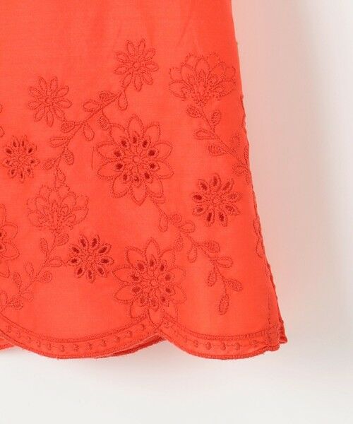 L size ONWARD(大きいサイズ) / エルサイズオンワード シャツ・ブラウス | 【カタログ掲載・接触冷感・洗える】エンブロイダリーローンシャツ ブラウス | 詳細10