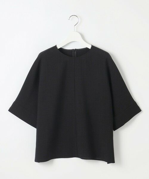 L size ONWARD(大きいサイズ) / エルサイズオンワード シャツ・ブラウス | 【セットアップ対応・接触冷感・UVカット・洗える】ライトリネンライク Tブラウス | 詳細7