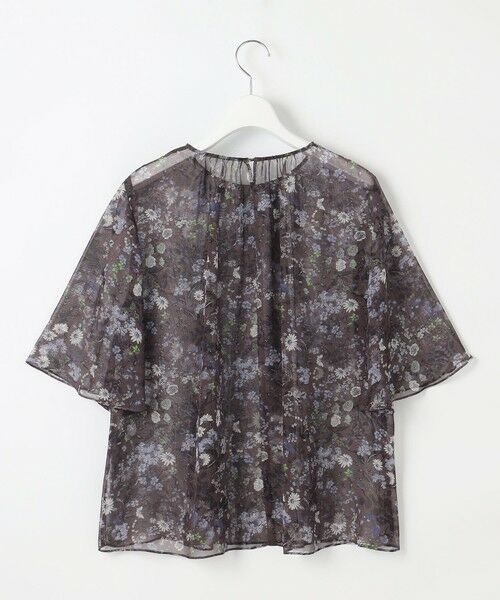 L size ONWARD(大きいサイズ) / エルサイズオンワード シャツ・ブラウス | 【セットアップ対応・洗える】ボタニカルフラワープリント ブラウス | 詳細11