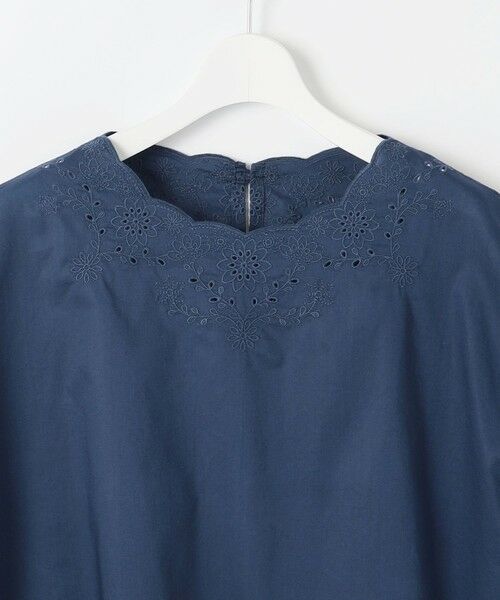 L size ONWARD(大きいサイズ) / エルサイズオンワード シャツ・ブラウス | 【WEB限定・接触冷感・洗える】エンブロイダリーローンプルオーバー ブラウス | 詳細11
