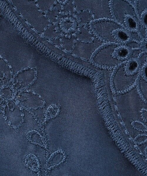 L size ONWARD(大きいサイズ) / エルサイズオンワード シャツ・ブラウス | 【WEB限定・接触冷感・洗える】エンブロイダリーローンプルオーバー ブラウス | 詳細16