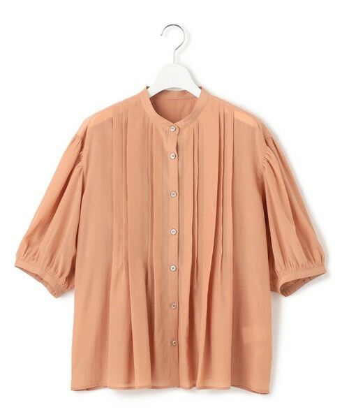 L size ONWARD(大きいサイズ) / エルサイズオンワード シャツ・ブラウス | 【接触冷感/速乾性/洗える】エアリーブライトローン タック ブラウス | 詳細3