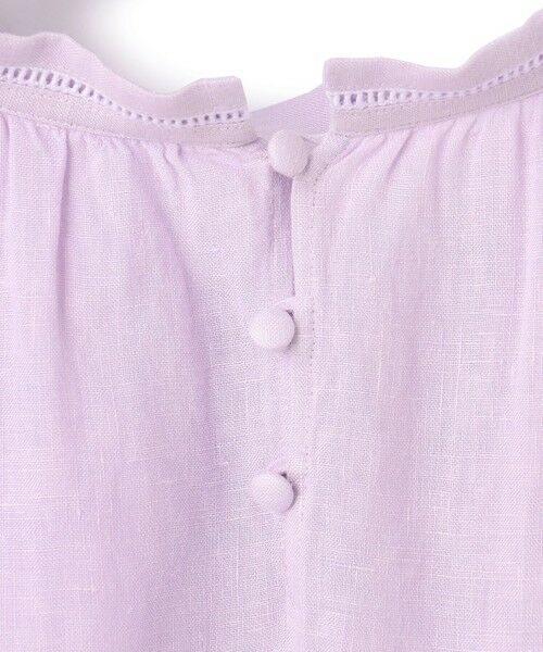 L size ONWARD(大きいサイズ) / エルサイズオンワード シャツ・ブラウス | 【洗える】LIBECOリネン ボリュームスリーブ ブラウス | 詳細18