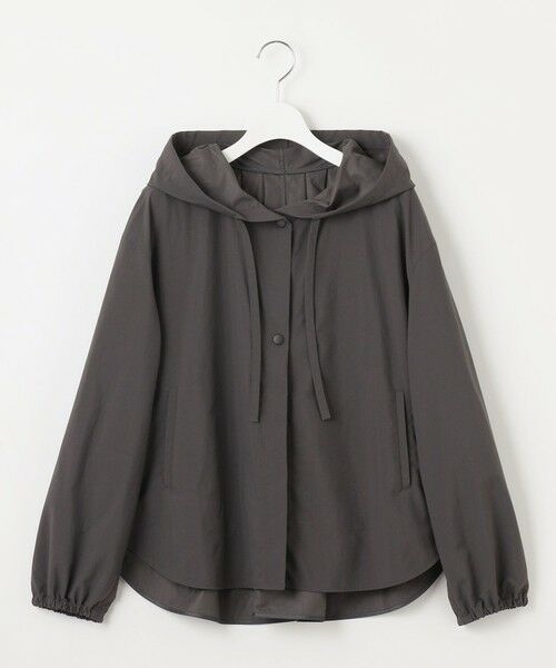 L size ONWARD(大きいサイズ) / エルサイズオンワード ブルゾン | 【SLOW/一部店舗限定】UVカット/撥水/接触冷感 ナイロンタスランタフタ ライトブルゾン | 詳細3