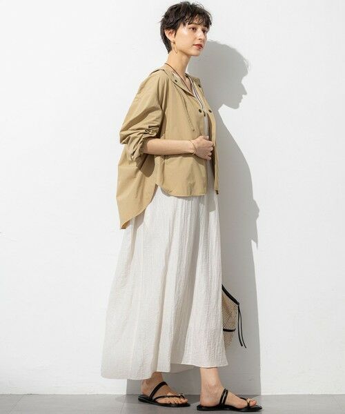 L size ONWARD(大きいサイズ) / エルサイズオンワード ブルゾン | 【SLOW/一部店舗限定】UVカット/撥水/接触冷感 ナイロンタスランタフタ ライトブルゾン | 詳細6