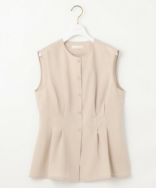 L size ONWARD(大きいサイズ) / エルサイズオンワード ベスト | 【WEB・一部店舗限定】スイートクール ジレブラウス | 詳細5