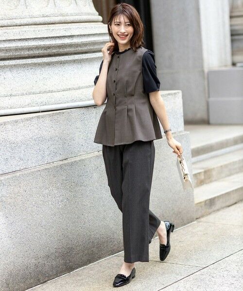 L size ONWARD(大きいサイズ) / エルサイズオンワード ベスト | 【WEB・一部店舗限定】スイートクール ジレブラウス | 詳細8