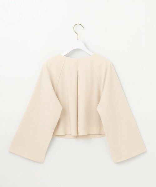 L size ONWARD(大きいサイズ) / エルサイズオンワード ノーカラージャケット | 【洗える】セレモニークロップド ジャケット | 詳細15