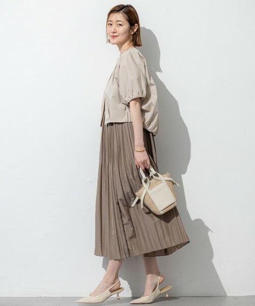 L size ONWARD(大きいサイズ) / エルサイズオンワード ブルゾン | 【撥水性/接触冷感】ストレッチライトタイプライター コンパクトブルゾン | 詳細5