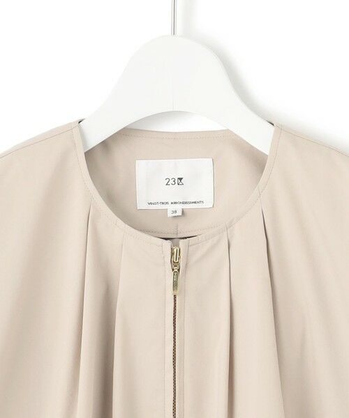 L size ONWARD(大きいサイズ) / エルサイズオンワード ブルゾン | 【撥水性/接触冷感】ストレッチライトタイプライター コンパクトブルゾン | 詳細8