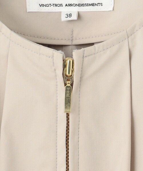 L size ONWARD(大きいサイズ) / エルサイズオンワード ブルゾン | 【撥水性/接触冷感】ストレッチライトタイプライター コンパクトブルゾン | 詳細9