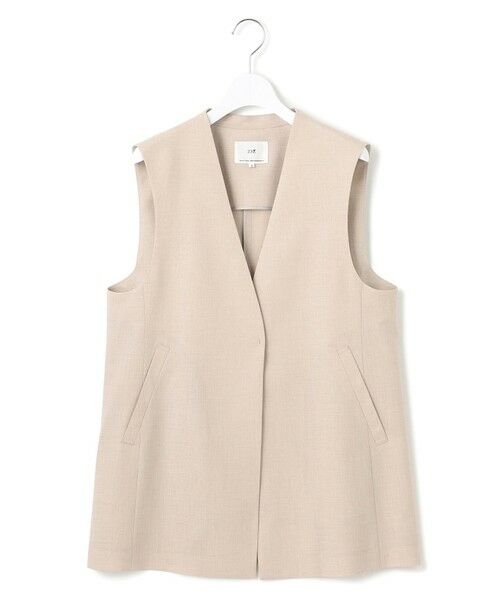 L size ONWARD(大きいサイズ) / エルサイズオンワード その他アウター | 【洗える】トリアセスラブストレッチ ジレ | 詳細8