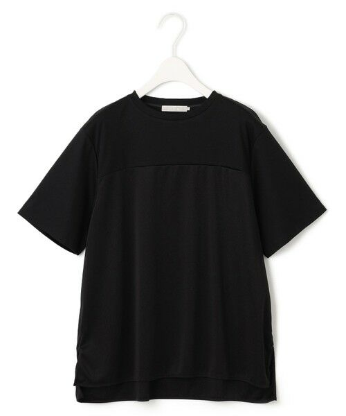 L size ONWARD(大きいサイズ) / エルサイズオンワード カットソー | 【接触冷感・UVケア・洗える】シルケットスムースコンビ Tブラウスカットソー | 詳細18