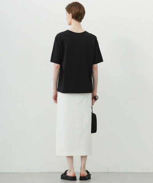 接触冷感・UVケア・洗える】ゼブラ柄 TEE （カットソー）｜L