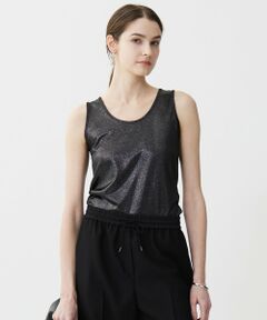 L size ONWARD(大きいサイズ) / エルサイズオンワード タンクトップ | 【洗える】シャイニータンクトップ カットソー