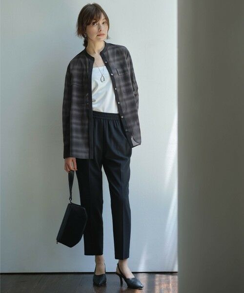 L size ONWARD(大きいサイズ) / エルサイズオンワード キャミソール・チューブトップ | 【接触冷感・UVケア・速乾・洗える】カップ付きサテンキャミソール | 詳細1