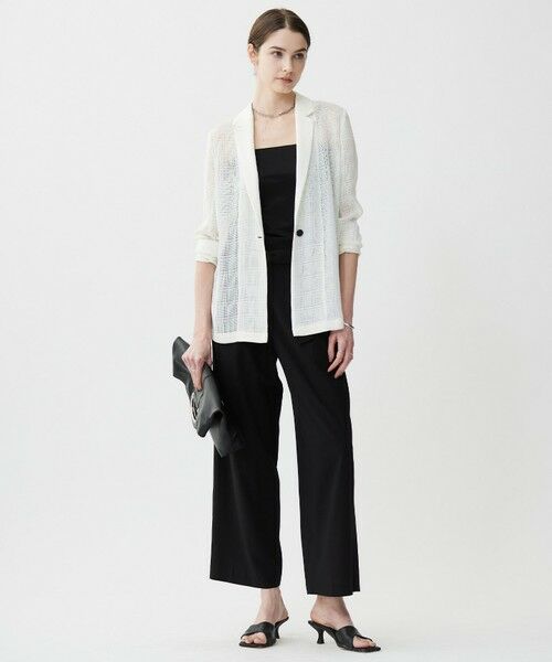 L size ONWARD(大きいサイズ) / エルサイズオンワード キャミソール・チューブトップ | 【接触冷感・UVケア・速乾・洗える】カップ付きサテンキャミソール | 詳細16