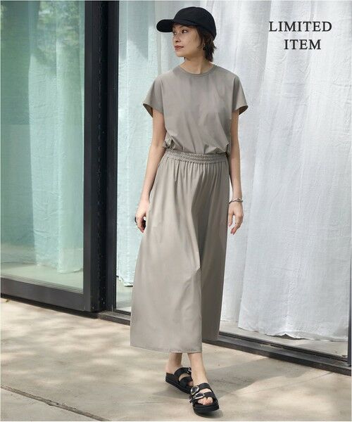 L size ONWARD(大きいサイズ) / エルサイズオンワード カットソー | 【WEB限定・接触冷感・UVカット・速乾】マットスキューバ 半袖プルオーバー | 詳細1