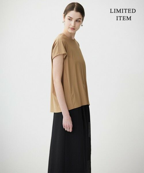 L size ONWARD(大きいサイズ) / エルサイズオンワード カットソー | 【WEB限定・接触冷感・UVカット・速乾】マットスキューバ 半袖プルオーバー | 詳細2