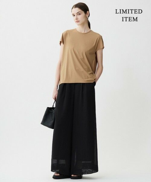 L size ONWARD(大きいサイズ) / エルサイズオンワード カットソー | 【WEB限定・接触冷感・UVカット・速乾】マットスキューバ 半袖プルオーバー | 詳細3