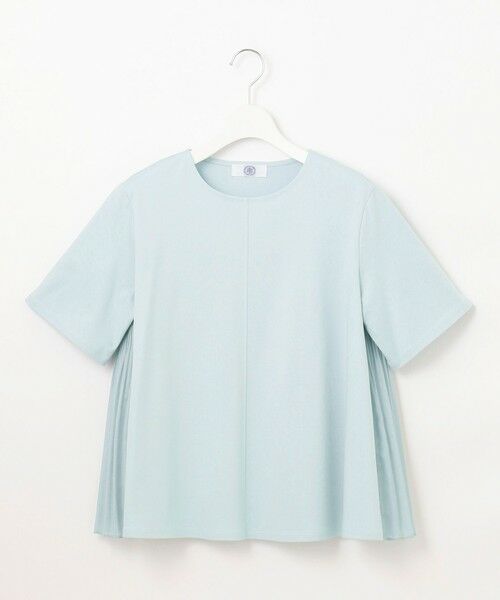 L size ONWARD(大きいサイズ) / エルサイズオンワード カットソー | 【洗える】コットンスムース バック プリーツ カットソー | 詳細11