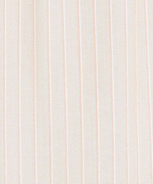 L size ONWARD(大きいサイズ) / エルサイズオンワード カットソー | 【洗える】シアーストライプ＆チェック ブラウスライク カットソー | 詳細11