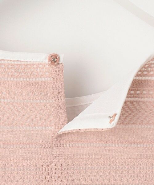 L size ONWARD(大きいサイズ) / エルサイズオンワード カットソー | 【WEB限定カラーあり・洗える】レースドッキング カットソー | 詳細8