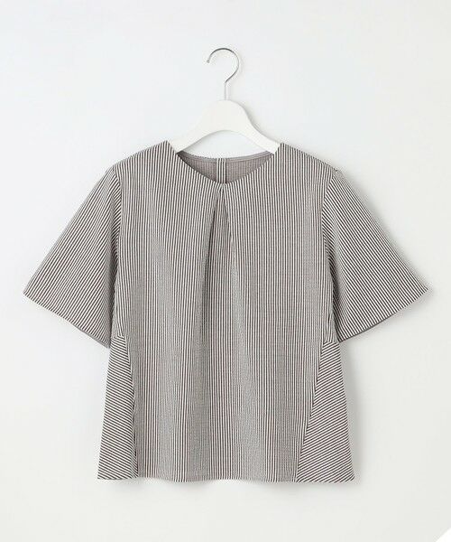 L size ONWARD(大きいサイズ) / エルサイズオンワード カットソー | 【洗える・抗菌防臭・吸水速乾】サッカージャージー ペプラム カットソー | 詳細5