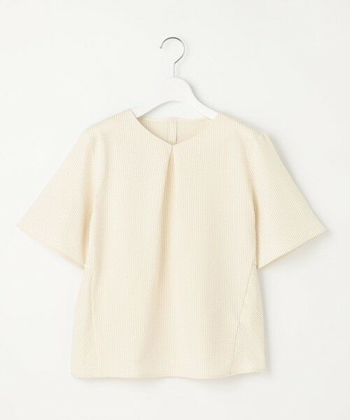 L size ONWARD(大きいサイズ) / エルサイズオンワード カットソー | 【洗える・抗菌防臭・吸水速乾】サッカージャージー ペプラム カットソー | 詳細8