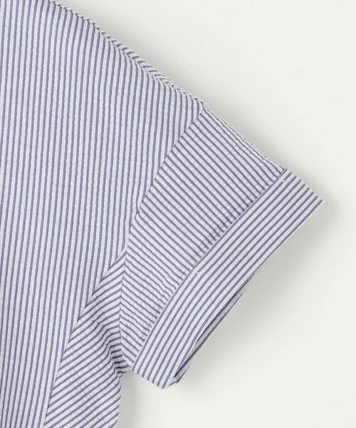 L size ONWARD(大きいサイズ) / エルサイズオンワード カットソー | 【洗える・抗菌防臭・吸水速乾】サッカージャージー フレンチスリーブ カットソー | 詳細17