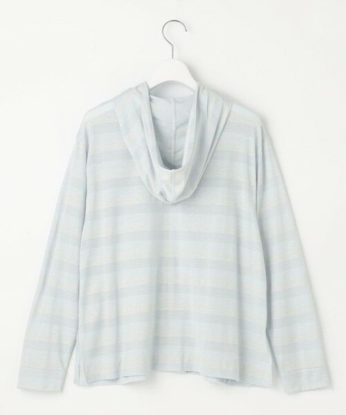 L size ONWARD(大きいサイズ) / エルサイズオンワード パーカー | 【洗える】シアーライトパーカー | 詳細9