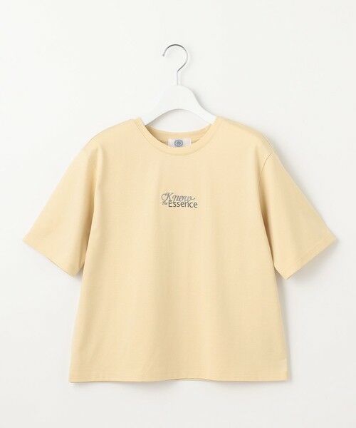 L size ONWARD(大きいサイズ) / エルサイズオンワード カットソー | 【洗える】ロゴ Tシャツ | 詳細8