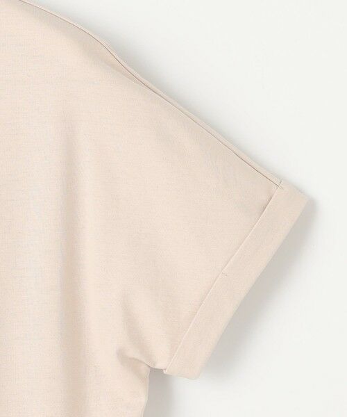 L size ONWARD(大きいサイズ) / エルサイズオンワード カットソー | 【洗える】コットンリネンジャージー ポロ カットソー | 詳細9