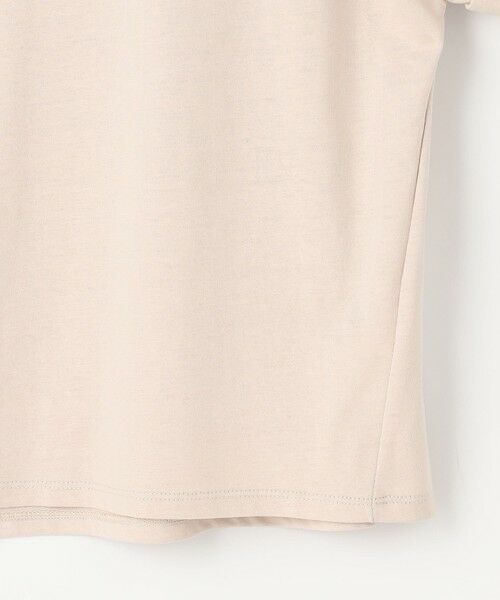 L size ONWARD(大きいサイズ) / エルサイズオンワード カットソー | 【洗える】コットンリネンジャージー ポロ カットソー | 詳細10