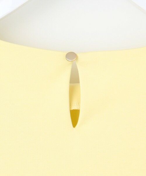 L size ONWARD(大きいサイズ) / エルサイズオンワード カットソー | 【撥水・汗ジミ防止・UVケア・洗える】スーピマスムース 袖タック Tシャツ | 詳細8