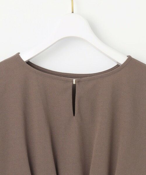 L size ONWARD(大きいサイズ) / エルサイズオンワード カットソー | 【前後着用・UVケア・洗える】2WAYジョーゼットジャージードルマン カットソー | 詳細9