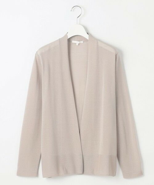 L size ONWARD(大きいサイズ) / エルサイズオンワード カーディガン・ボレロ | 【17号サイズまで展開・接触冷感・UVケア・洗える】ファンクショナル カーディガン | 詳細6