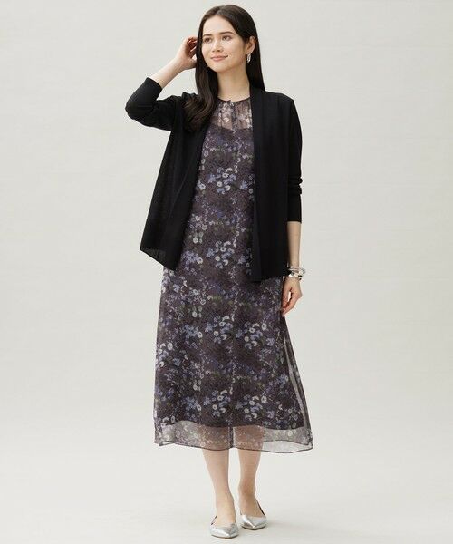 L size ONWARD(大きいサイズ) / エルサイズオンワード カーディガン・ボレロ | 【17号サイズまで展開・接触冷感・UVケア・洗える】ファンクショナル カーディガン | 詳細12