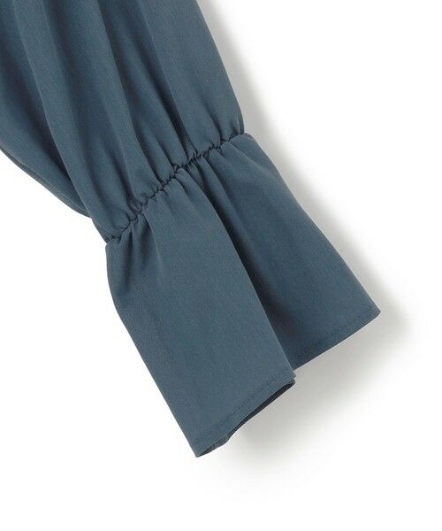 L size ONWARD(大きいサイズ) / エルサイズオンワード カットソー | 【洗える】クリアトリコットジャージー ギャザーデザイン カットソー | 詳細10