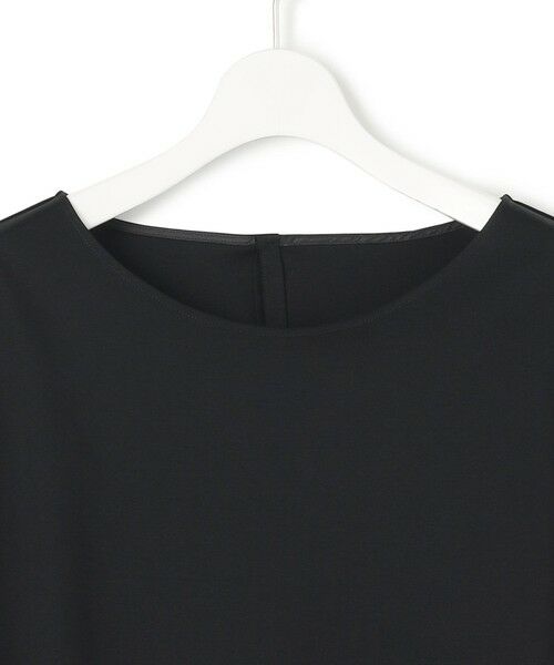 L size ONWARD(大きいサイズ) / エルサイズオンワード カットソー | 【Lサイズ限定/洗える】スカーフプリントコンビ バックフレア カットソー | 詳細5