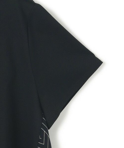 L size ONWARD(大きいサイズ) / エルサイズオンワード カットソー | 【Lサイズ限定/洗える】スカーフプリントコンビ バックフレア カットソー | 詳細6