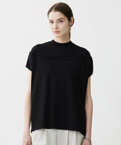 L size ONWARD(大きいサイズ) / エルサイズオンワード ニット・セーター | 【接触冷感・UVケア・洗える】 VIS/NYハイゲージ モックネックプルオーバー