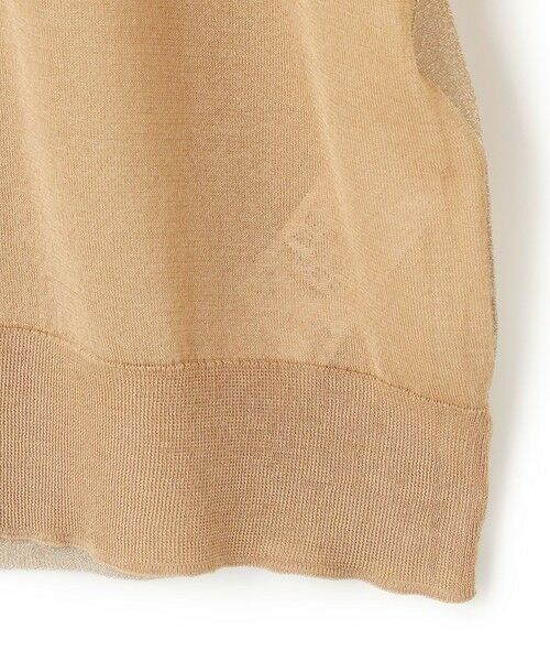 L size ONWARD(大きいサイズ) / エルサイズオンワード カーディガン・ボレロ | 【洗える】 マーセライズコットンシアー カーディガン | 詳細9