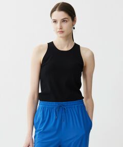 L size ONWARD(大きいサイズ) / エルサイズオンワード タンクトップ | 【洗える】VISスムースニットタンクトップ