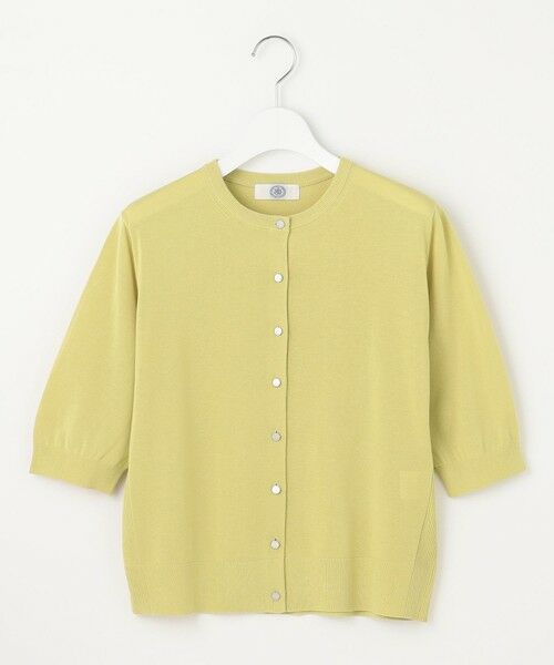 L size ONWARD(大きいサイズ) / エルサイズオンワード カーディガン・ボレロ | 【洗える・抗菌防臭】COTTON ACETATE DRY クルーネック カーディガン | 詳細5